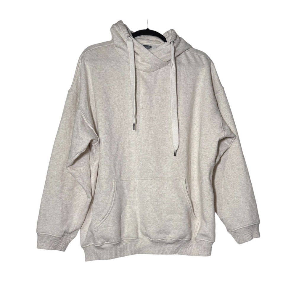 Aerie Oversized Hoodie Cream Size Medium Fleece Super Soft Lounge